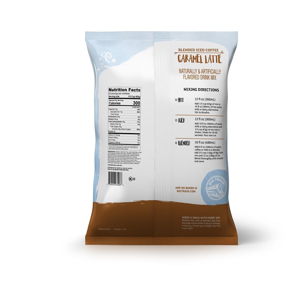 Big Train Blended Ice Coffee - 3.5 lb. Bulk Bag: Caramel Latte