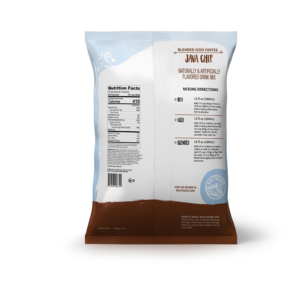 Big Train Blended Ice Coffee - 3.5 lb. Bulk Bag: Java Chip