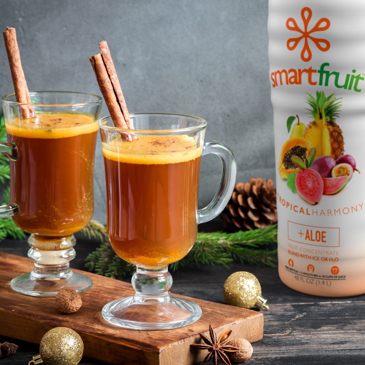 SmartFruit - 100% Real Fruit Puree: 48 fl. oz. Bottle: Tropical Harmony