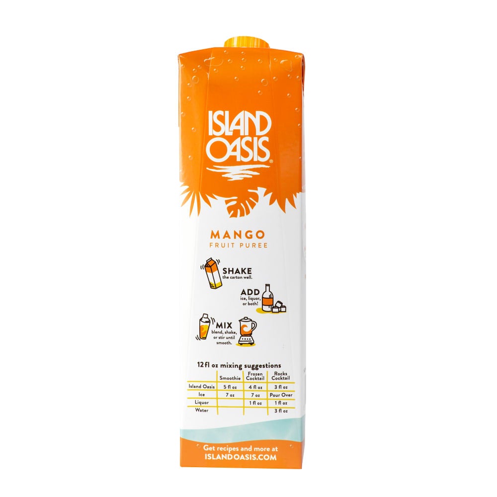 Island Oasis: 1L Shelf Stable Carton: Mango