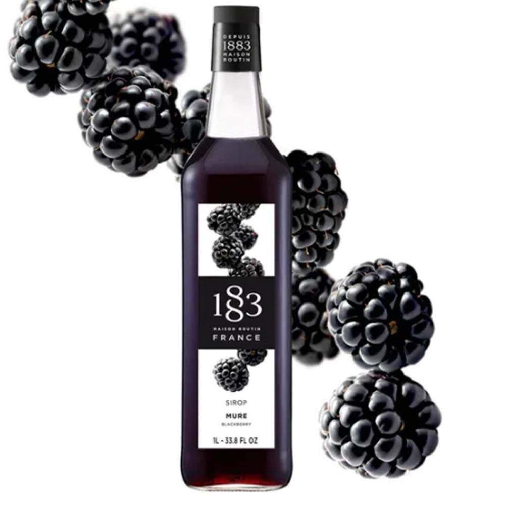 1883 Classic Flavored Syrups - 1L Plastic Bottle: Blackberry