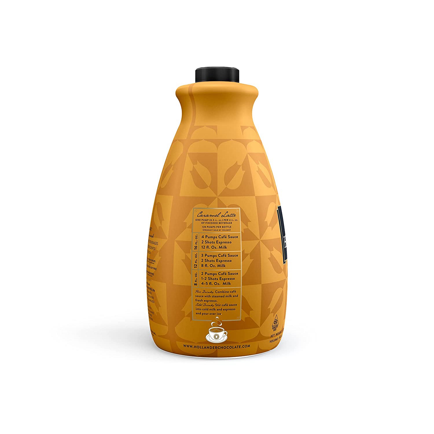 Hollander Sauce - 64 oz. Bottle: Classic Caramel