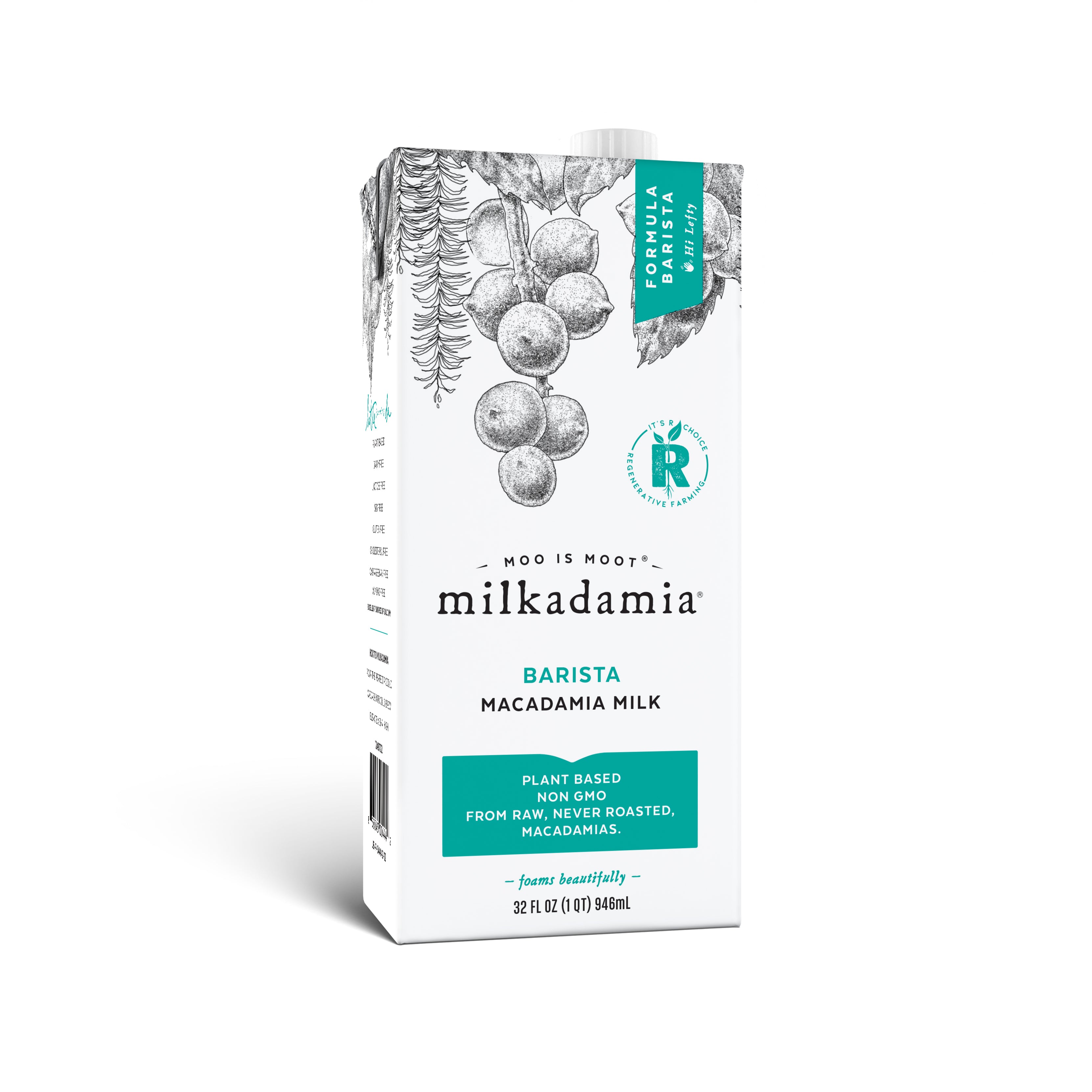 Milkadamia - Case of 6 32oz Cartons: Latte da Macadamia Milk