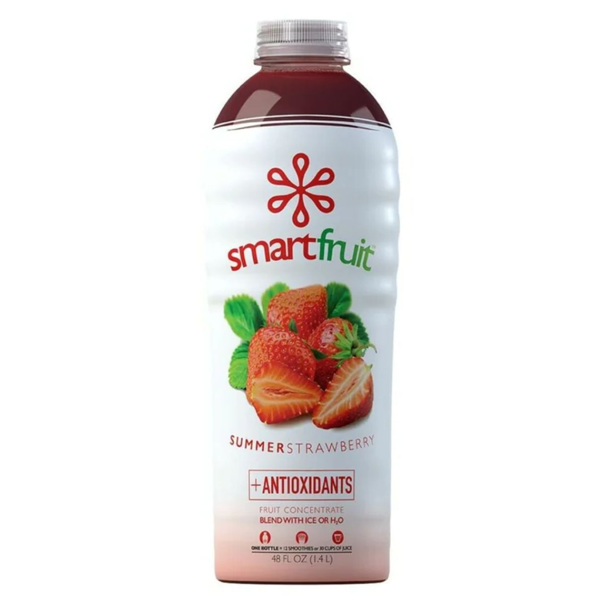 SmartFruit - 100% Real Fruit Puree: 48 fl. oz. Bottle: Summer Strawberry