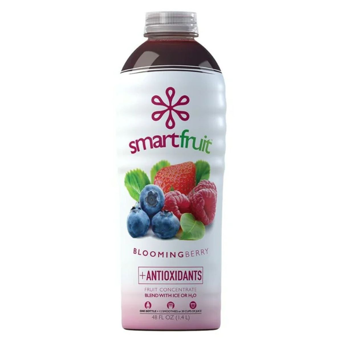 SmartFruit - 100% Real Fruit Puree: 48 fl. oz. Bottle: Blooming Berry