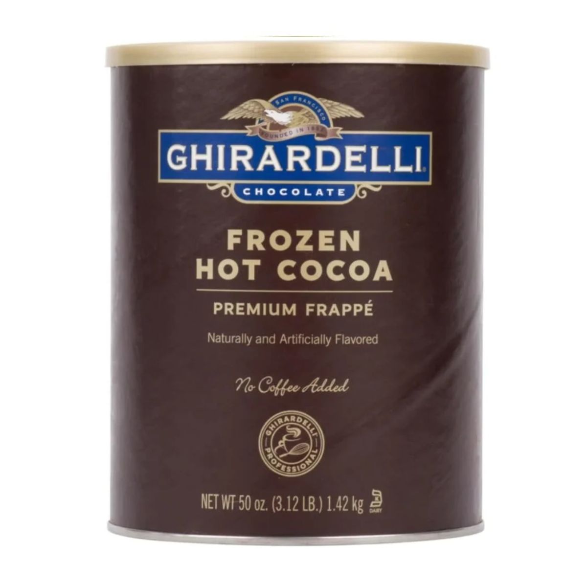 Ghirardelli Frappe Classico - 3.12 lb. Can: Frozen Hot Cocoa
