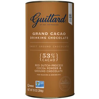 Guittard Cocoa: Grand Cacao Drinking Chocolate - 10oz Can