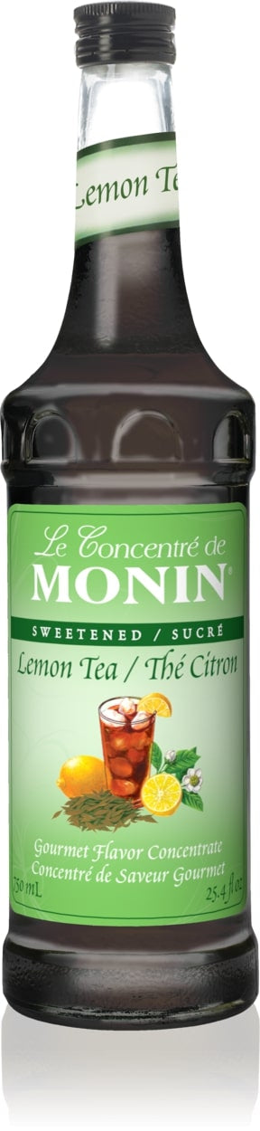 Monin Tea Concentrate - 750 ml. Glass Bottle: Lemon Tea