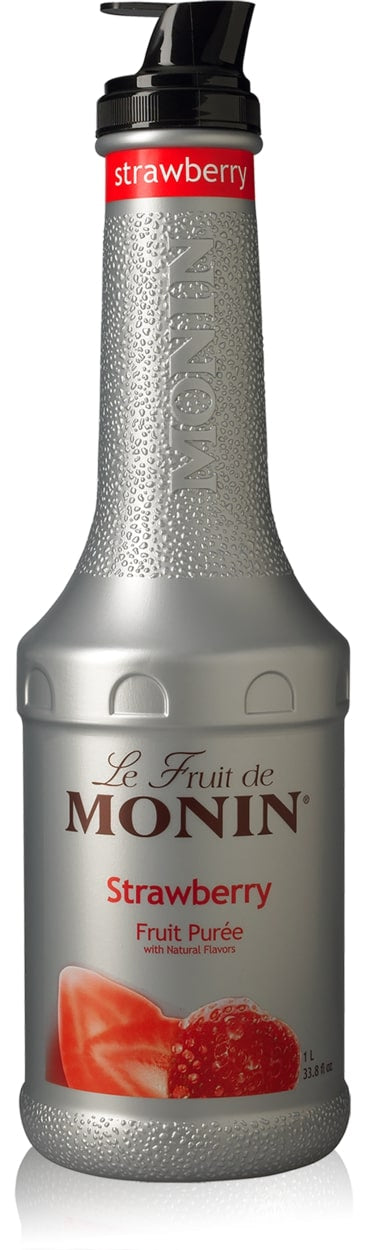 Monin Fruit Puree - 1L Plastic Bottle: Strawberry