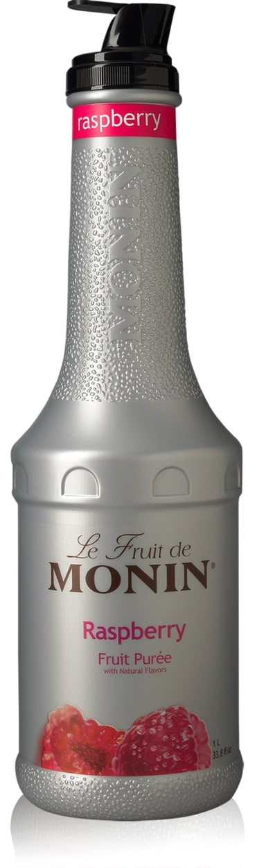 Monin Fruit Puree - 1L Plastic Bottle: Raspberry