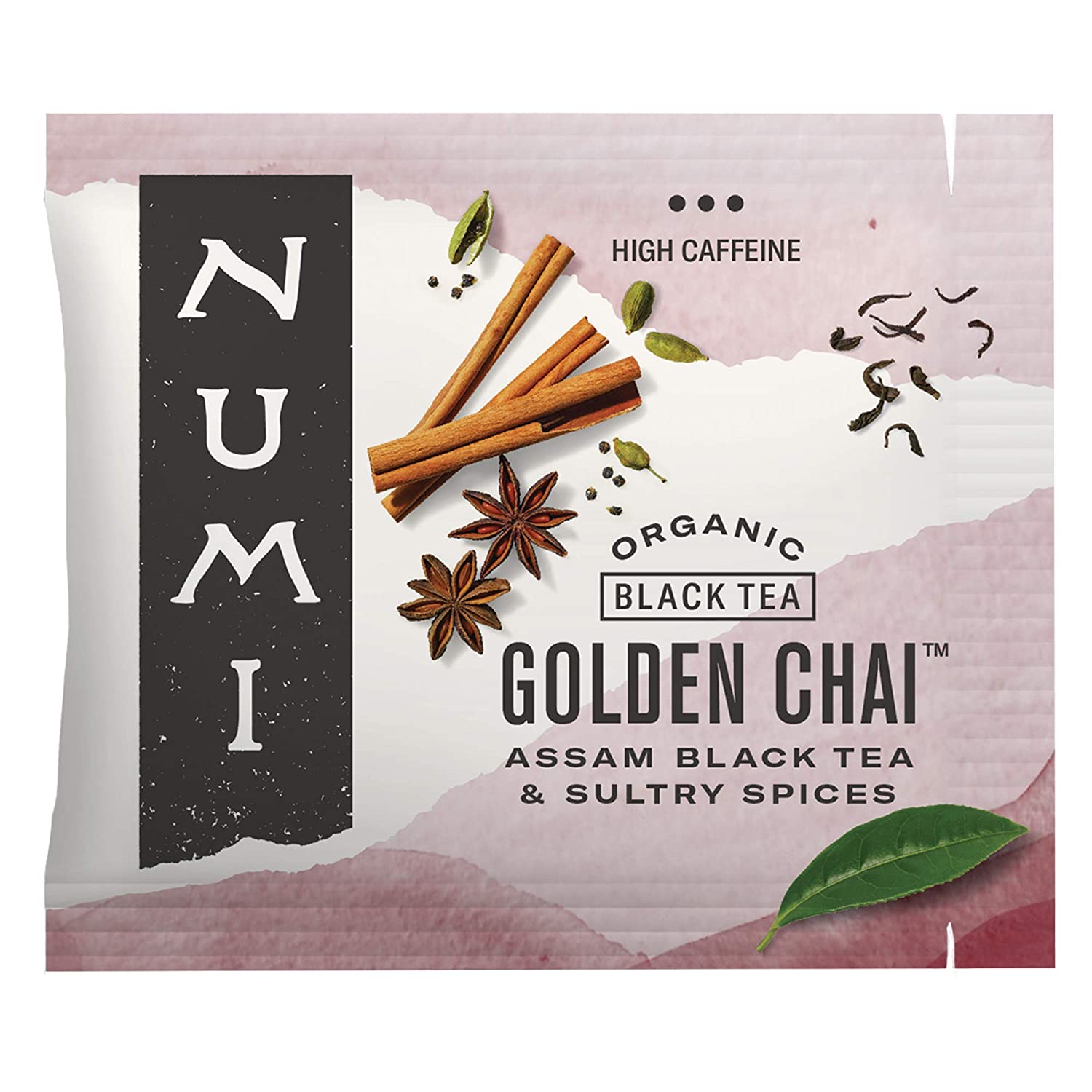 Numi Tea - Box of 100 Single Serve Packets: Golden Chai