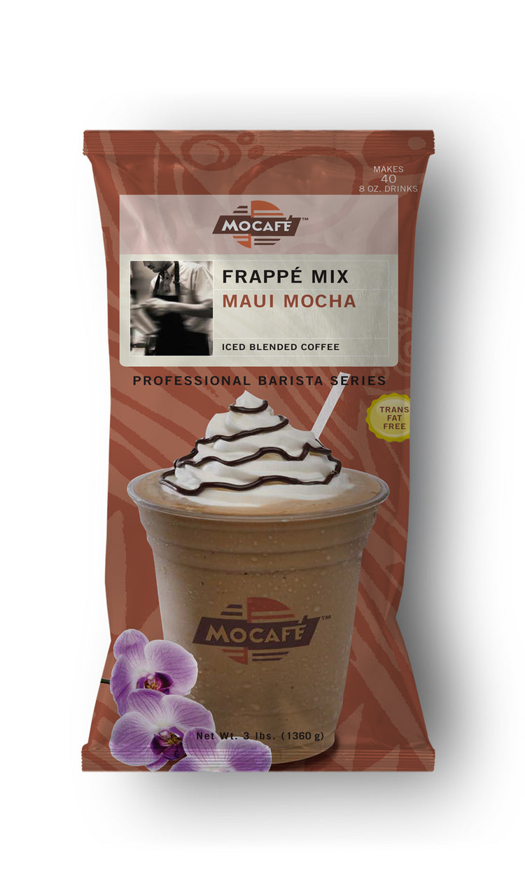 MoCafe - Blended Ice Frappes - 3 lb. Bulk Bag: Maui Mocha
