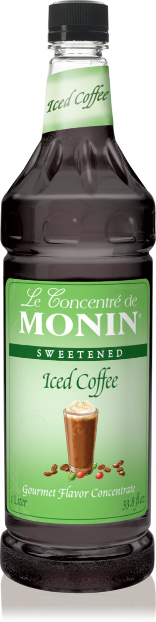 Monin Iced Coffee Concentrate - 1 Liter Plastic Bottle