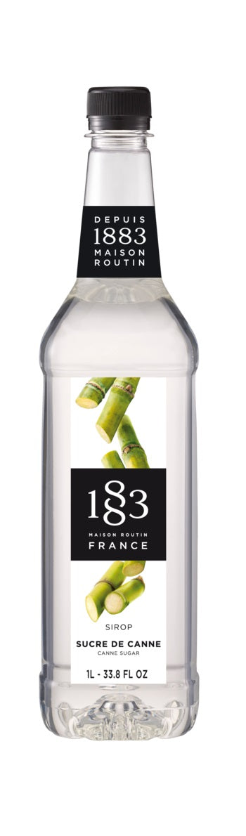 1883 Classic Flavored Syrups - 1L Plastic Bottle: Cane Sugar