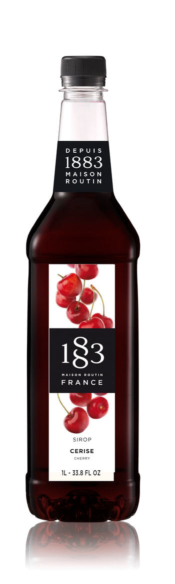 1883 Classic Flavored Syrups - 1L Plastic Bottle: Cherry
