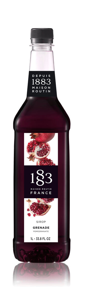 1883 Classic Flavored Syrups - 1L Plastic Bottle: Pomegranate