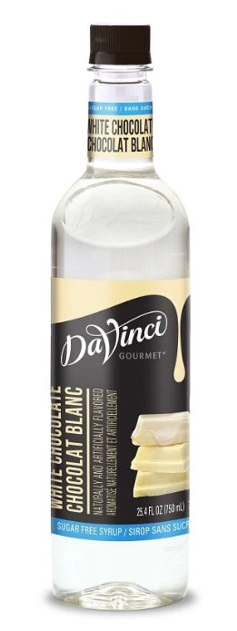 Davinci Sugar Free Flavored Syrups - 750 ml. Plastic Bottle: White Chocolate