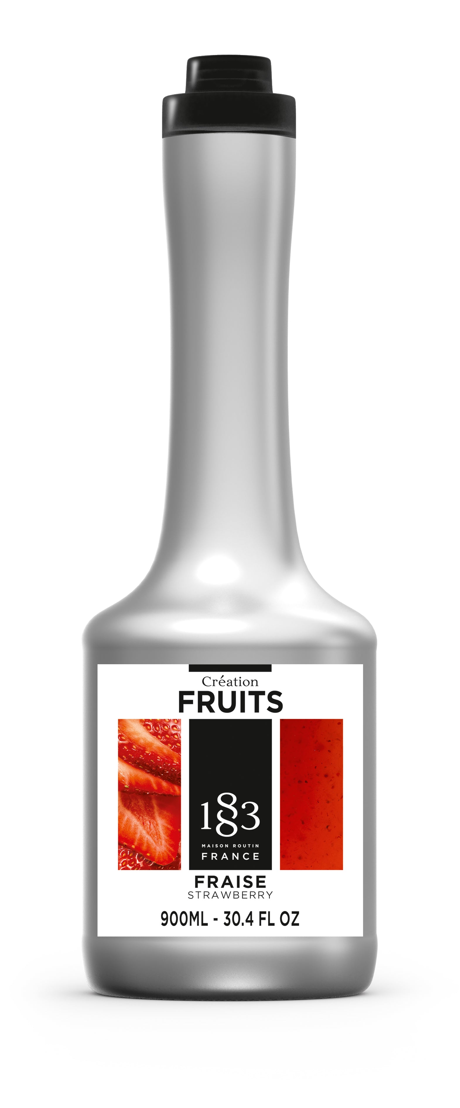 1883 Creation Fruits Fruit Puree - 900ml Plastic Bottle: Strawberry