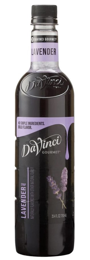 DaVinci Naturals Flavored Syrups - 750 ml. Plastic Bottle: Lavender