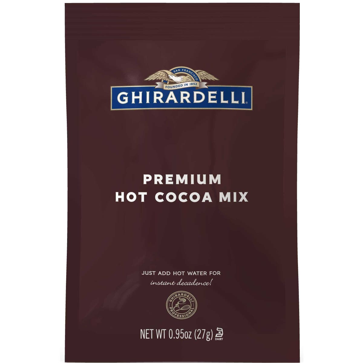 Ghirardelli Premium Hot Cocoa - Box of 250 .95oz Packets