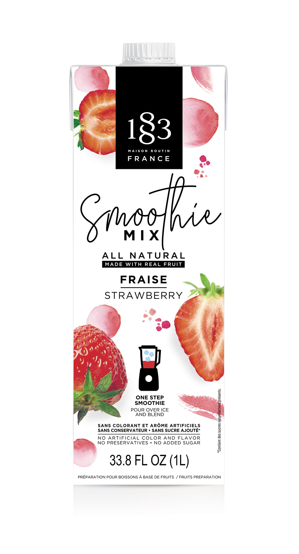 1883 Smoothie Mix - 1L Carton: Strawberry