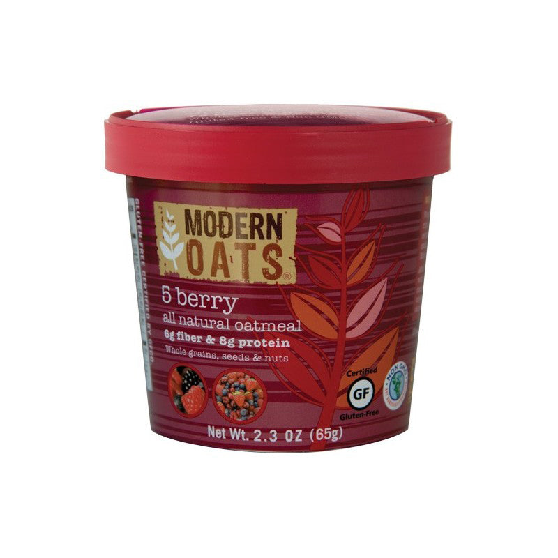 Modern Oats Premium Oatmeal - 2.3 Oz. Cup:  5 Berry