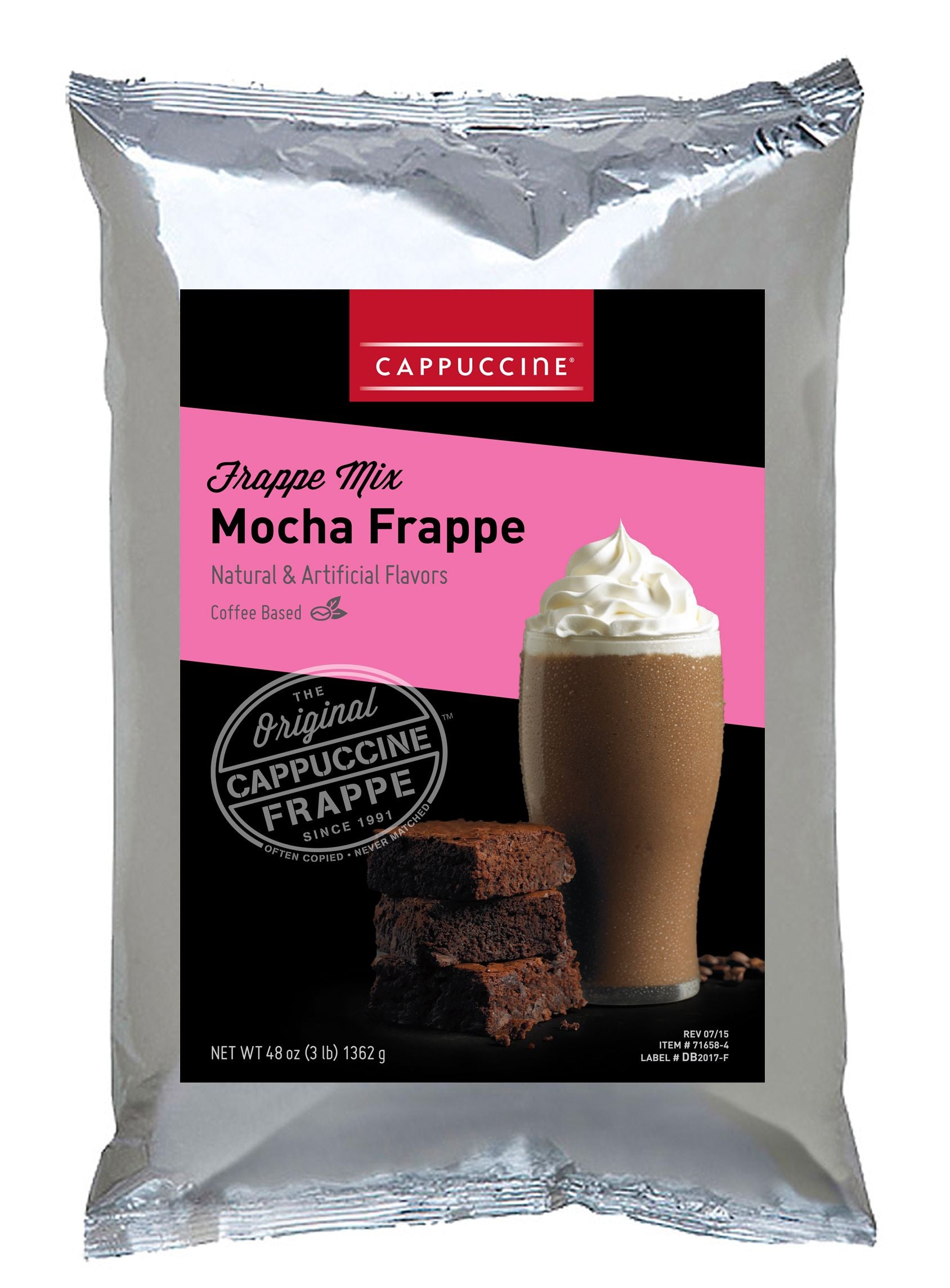 Cappuccine Coffee Frappe Mix - 3 lb. Bulk Bag: Mocha Frappe