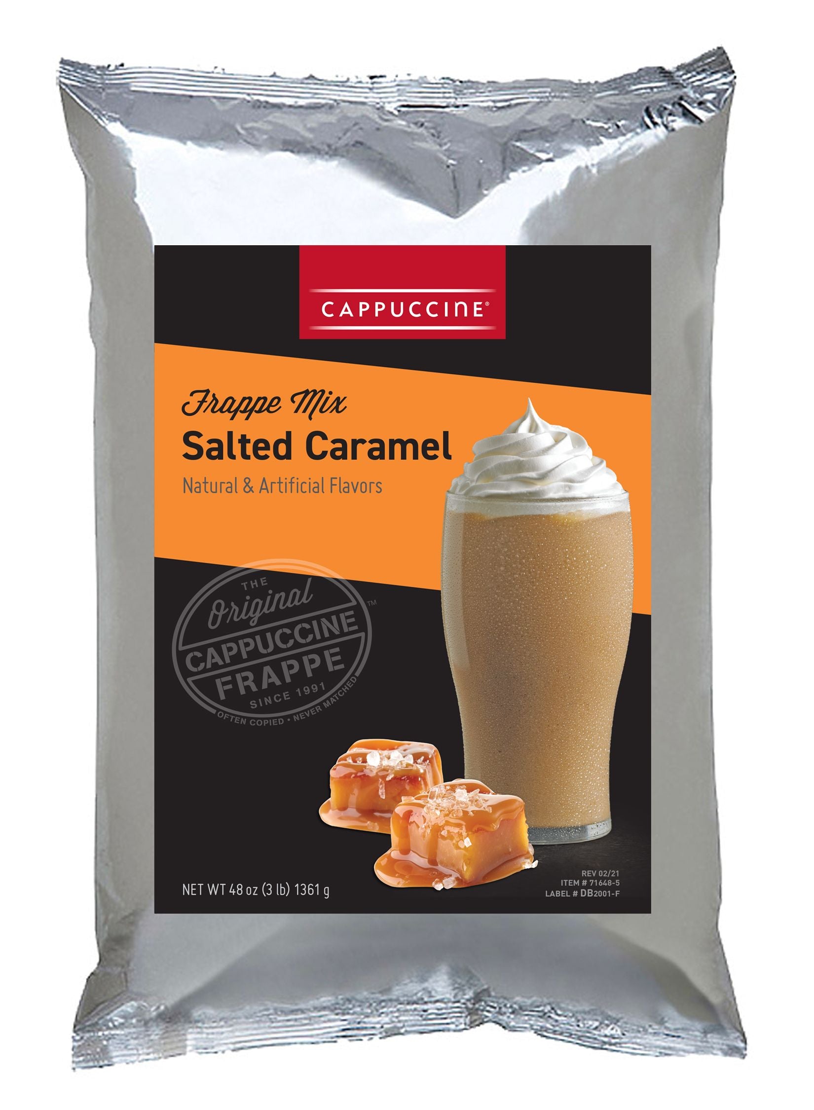 Cappuccine Frappe Mix - 3 lb. Bulk Bag:  Salted Caramel