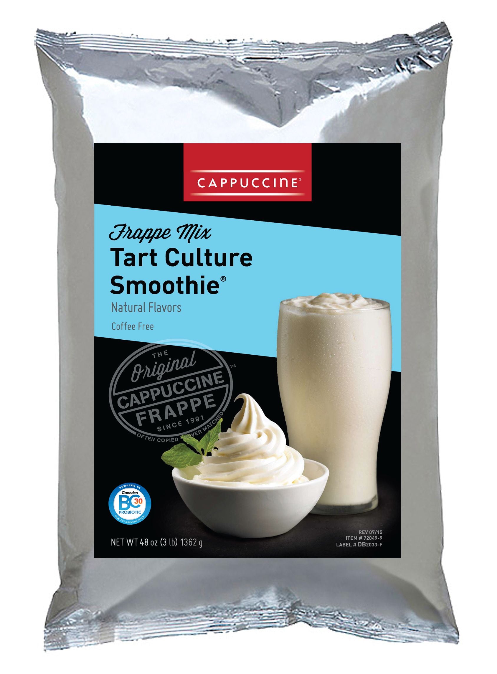 Cappuccine Frappe Mix - 3 lb. Bulk Bag: Tart Culture Smoothie