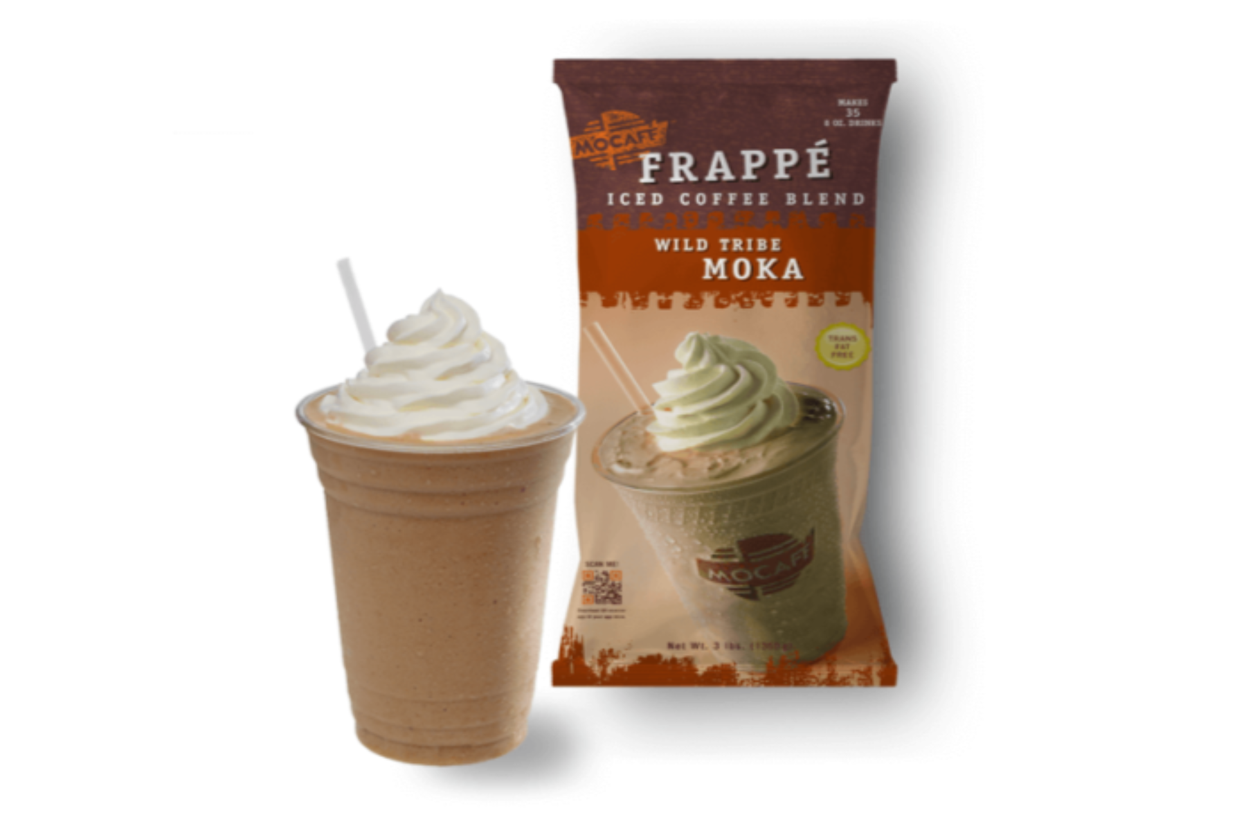 MoCafe - Blended Ice Frappes - 25 lb. Box: Wild Tribe Moka