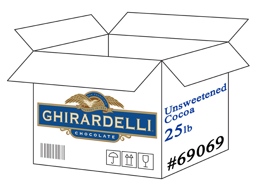 Ghirardelli Unsweetened Cocoa Powder - 25lb Bag - Sunrise
