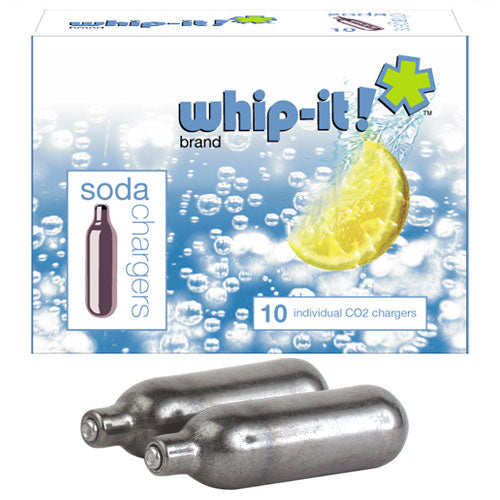 Whip-it! Co2 Soda Charger (Screw Valve) - 10ct Box