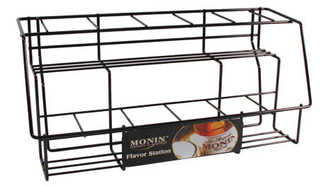 Monin Glass Bottle Display Rack (11 Bottles)