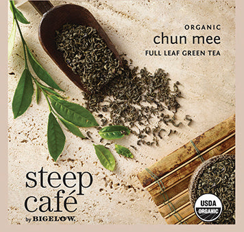 Steep CafÃ© Tea by Bigelow - Individually Wrapped Tea Bag: Green Tea - Organic Chun Mee