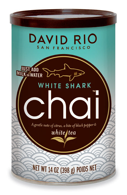 David Rio Chai (Endangered Species) - 14oz Canister: White Shark Chai