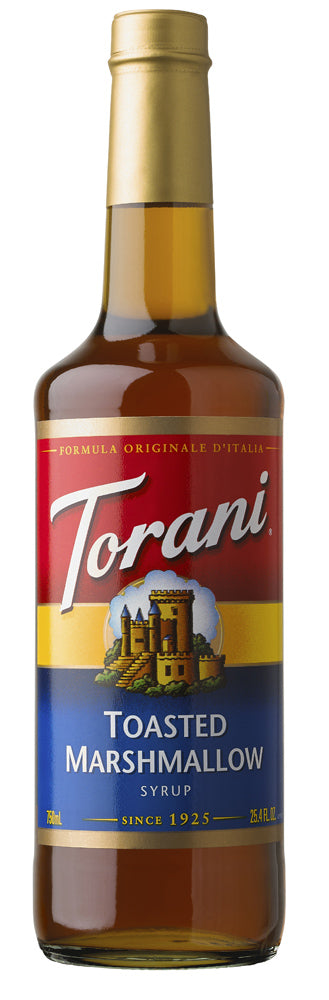 Torani Classic Flavored Syrups - 750 ml Glass Bottle: Toasted Marshmallow