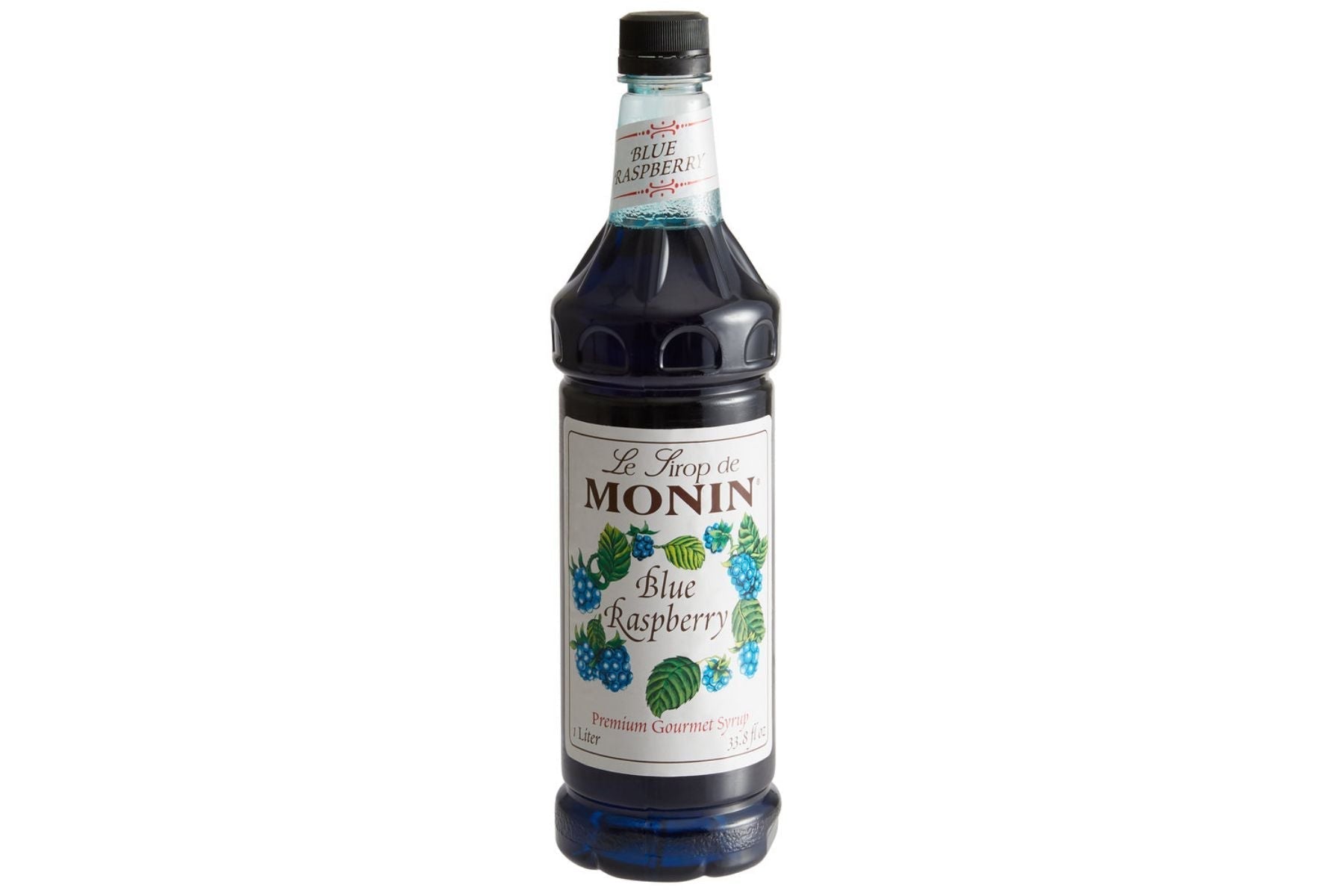 Monin Classic Syrup - 1L Plastic Bottle: Blue Raspberry
