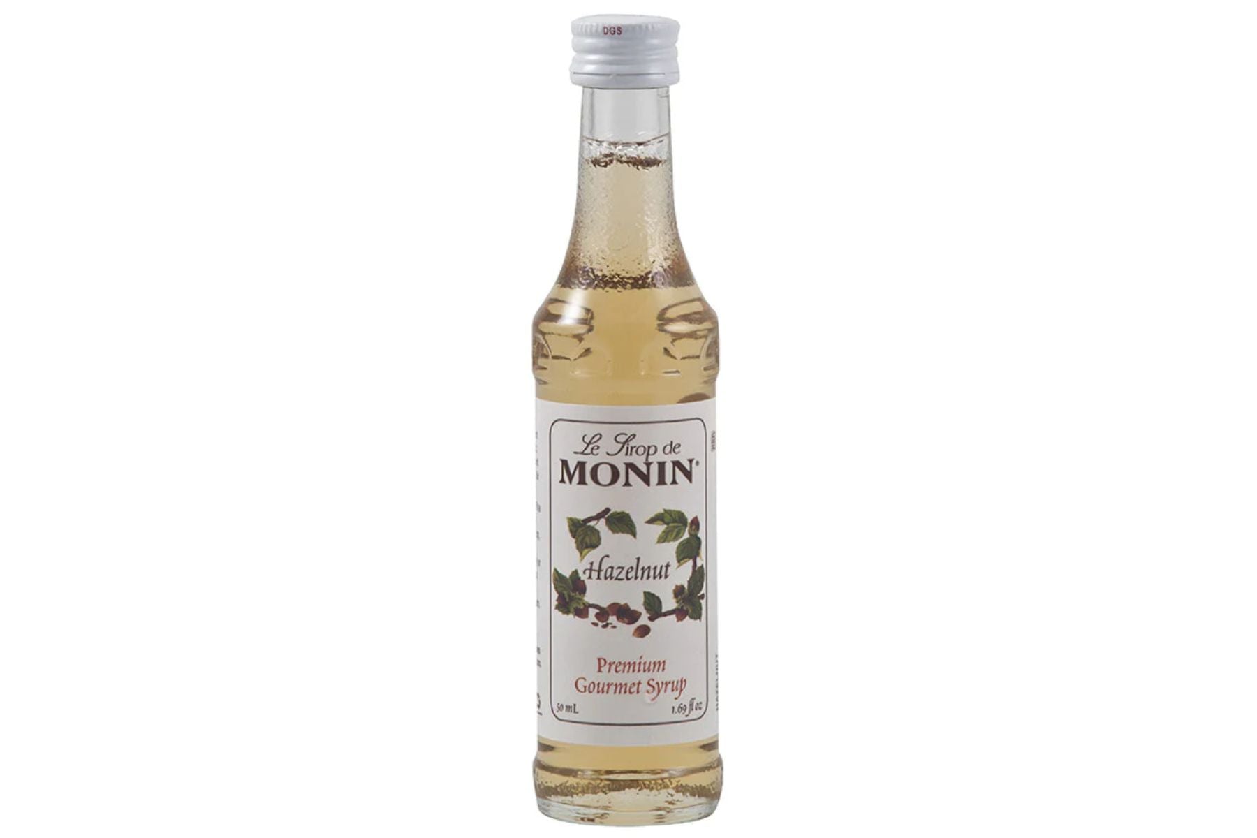 Monin Classic Flavor Syrup - Case of 120 50ml Bottles: Hazelnut