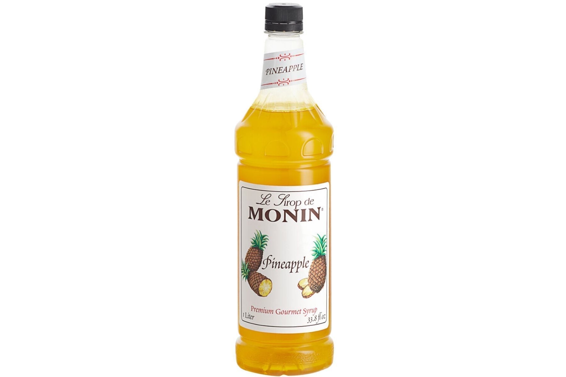 Monin Classic Syrup - 1L Plastic Bottle: Pineapple
