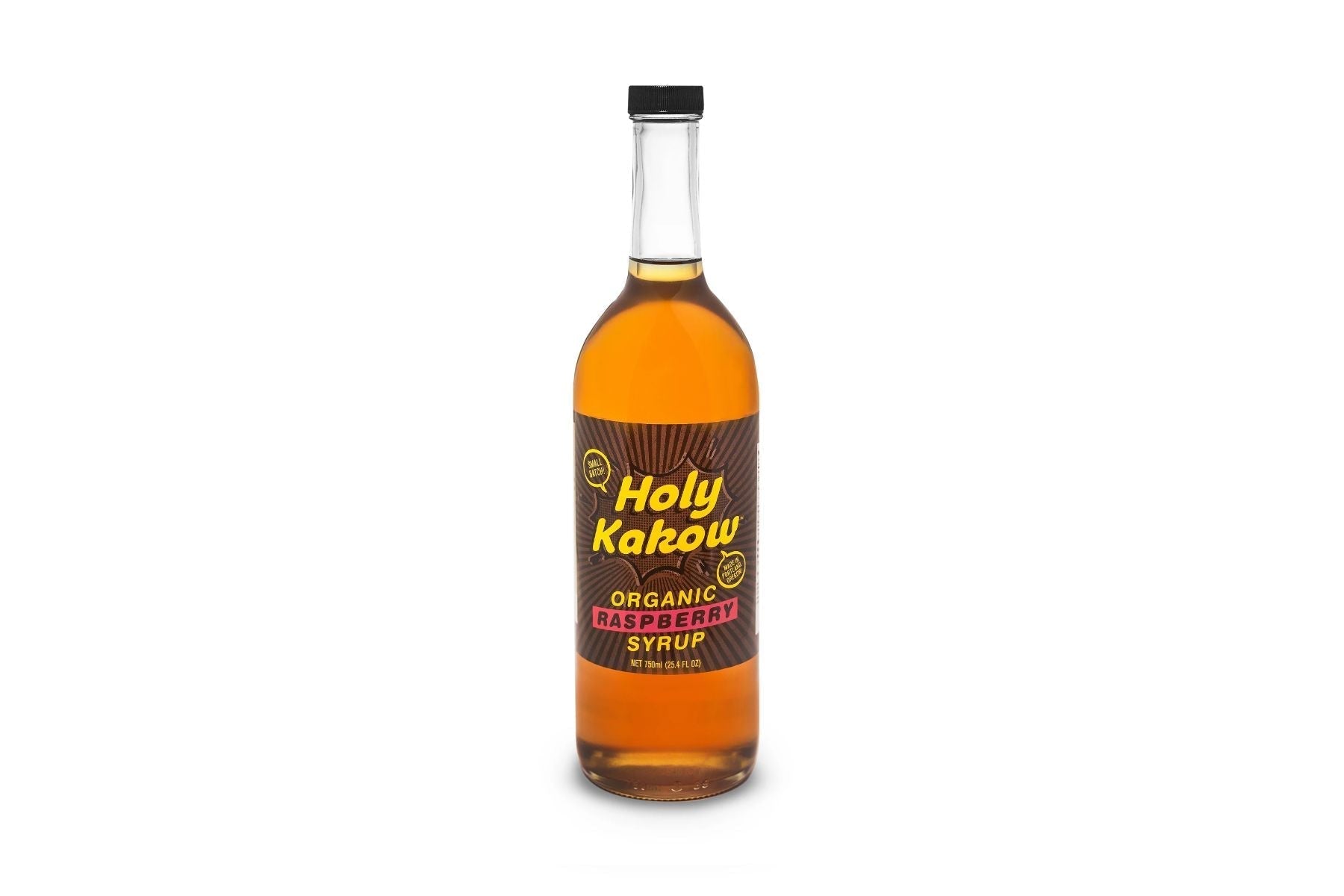 Holy Kakow - 750ml Syrup Bottle: Organic Raspberry