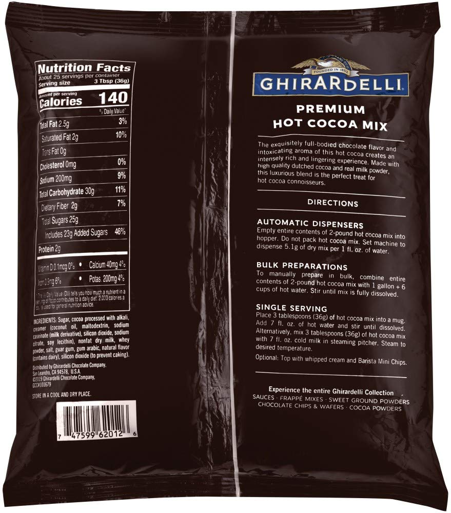 Ghirardelli Premium Indulgence Hot Cocoa - 2 lb. Bag