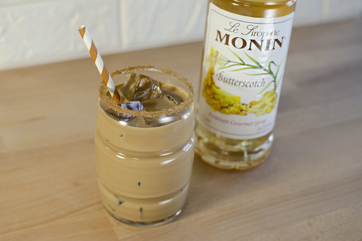 Monin Classic Syrup - 1L Plastic Bottle: Butterscotch