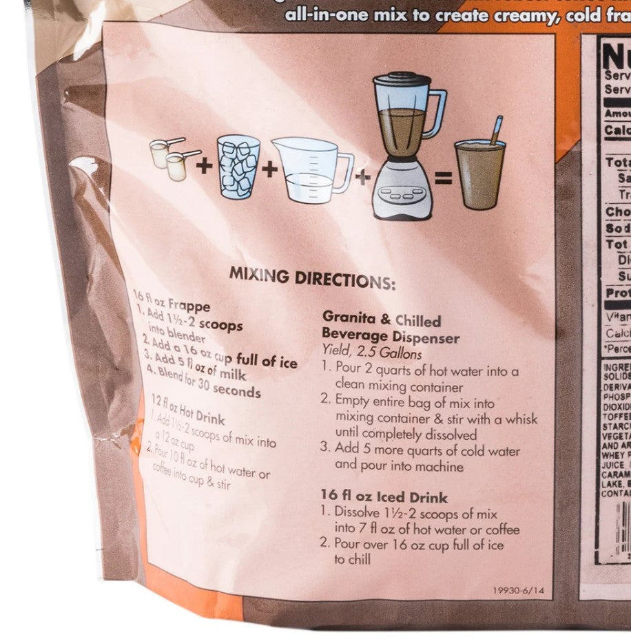 Davinci Gourmet Coffee Frappe Freeze - 3 lb. Bulk Bag: Latte