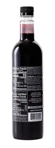 Davinci Classic Flavored Syrups - 750 ml. Plastic Bottle: Black Cherry