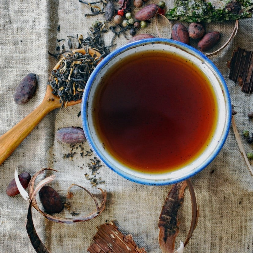 Two Leaves Tea - Box of 100 Tea Sachets: Organic Assam, The Original Breakfast Tea