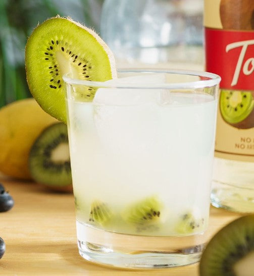 Torani Classic Flavored Syrups - 750 ml Glass Bottle: Kiwi
