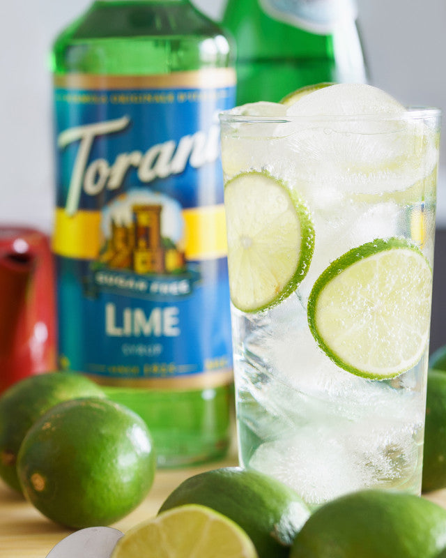Torani Sugar Free Flavored Syrups - 750 ml Glass Bottle: Lime