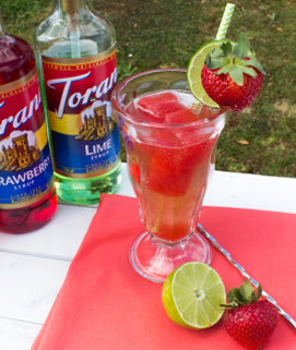 Torani Sugar Free Flavored Syrups - 750 ml Glass Bottle: Lime