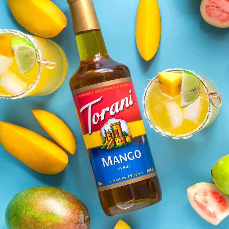 Torani Sugar Free Flavored Syrups - 750 ml Glass Bottle: Mango