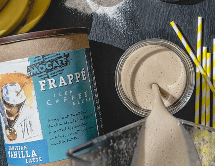 MoCafe - Blended Ice Frappes - 3 lb. Bulk Bag: Tahitian Vanilla Latte